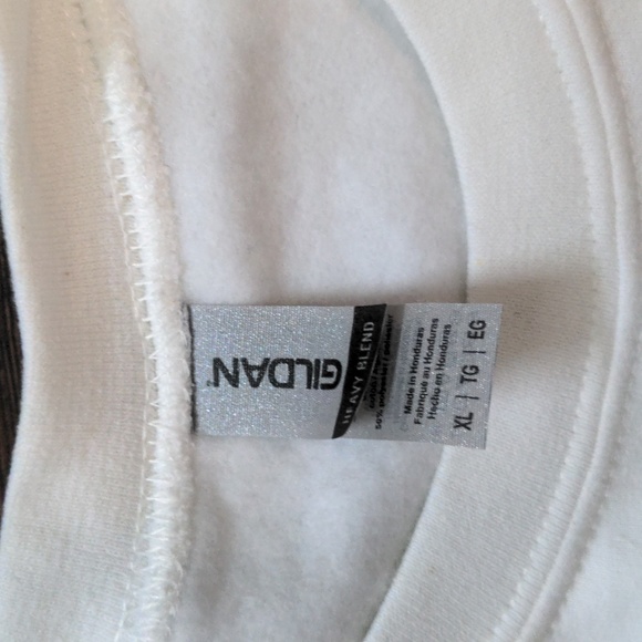 Gildan Heavy Blend Men's Size XL White Power Rangers Graphic Crewneck Sweatshirt - Picture 3 of 6